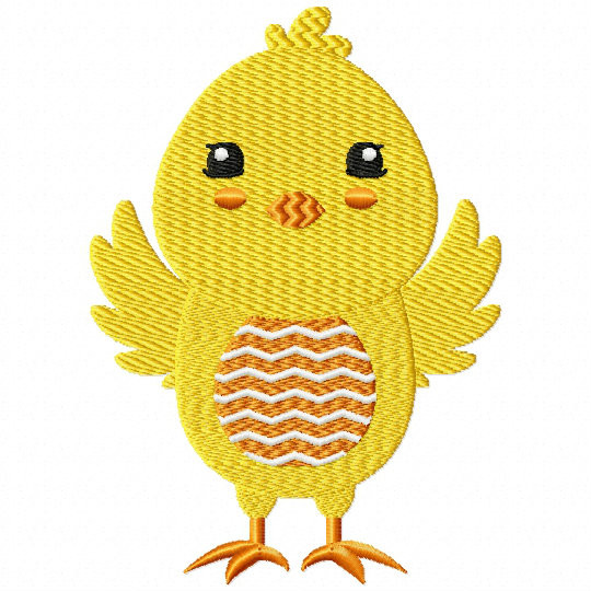 Easter Chick Collection #01 Machine Embroidery Design