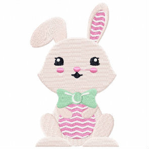 Easter Bunnies Collection #02 Machine Embroidery Design