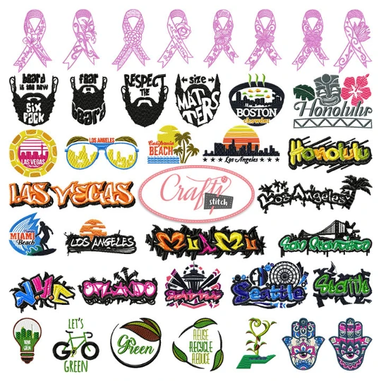 4x4 Hoop Fashion Special - 121 Fashion & Trends Machine Embroidery Designs!