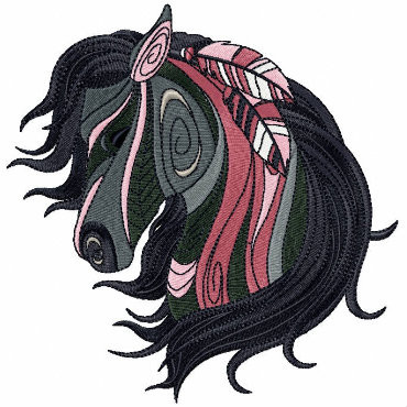 Detailed Horses Collection #01 Machine Embroidery Design