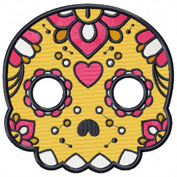 Sugar Skull Collection #02 Machine Embroidery Design