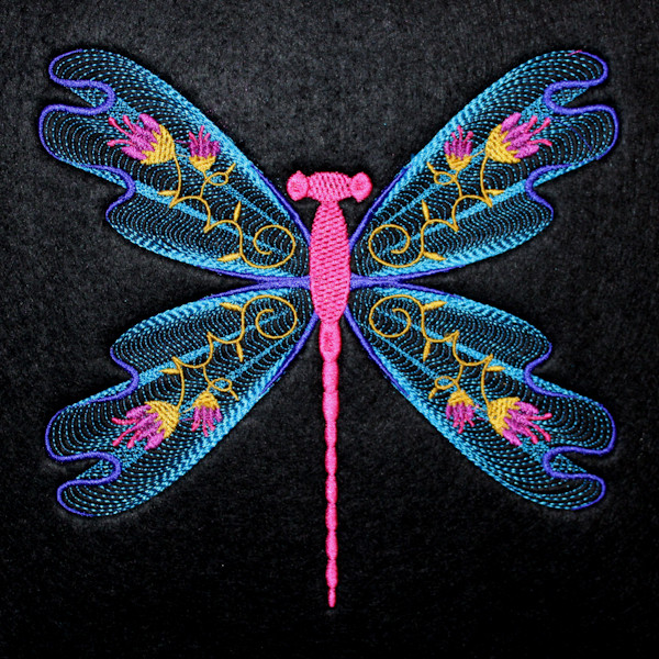 Machine Embroidery Designs - Dragonfly Collection of 6