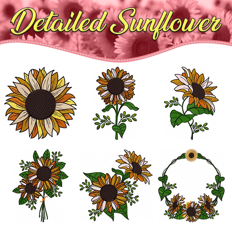 Detailed Sunflower Full Collection