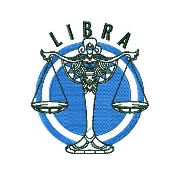 Libra - Zodiac Collection #09 Machine Embroidery Design