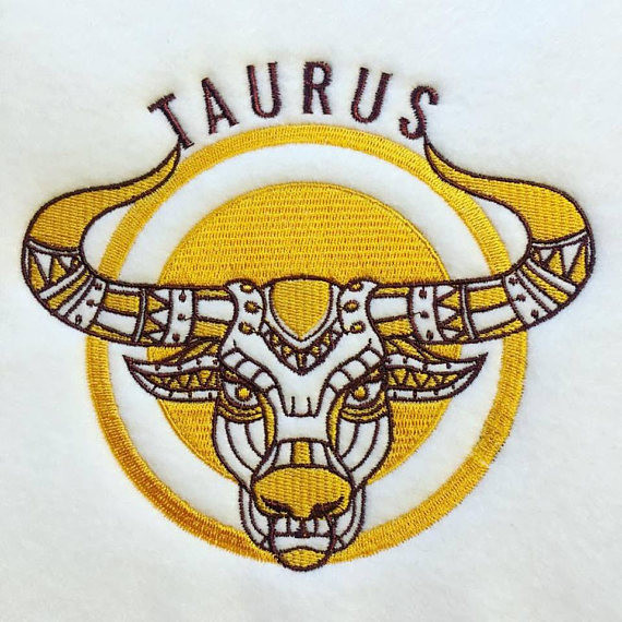 Taurus - Zodiac Collection #11 Machine Embroidery Design
