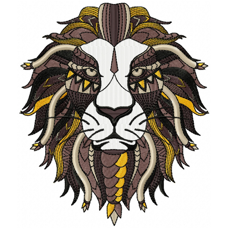 Detailed Lion Face B