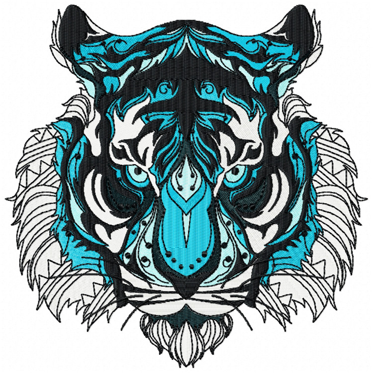 Detailed Tiger Face B