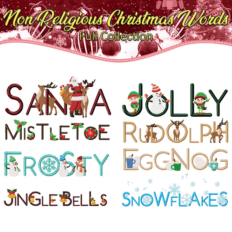 Christmas Words Full Collection