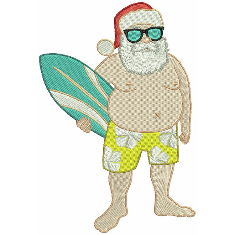 Santa On The Beach #03