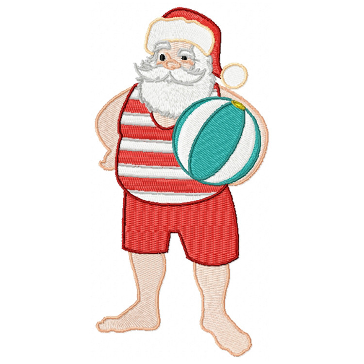 Santa On The Beach #04
