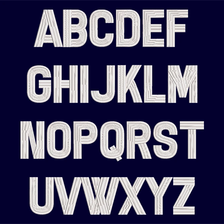 The27ClubEmbroideryFont_Upper