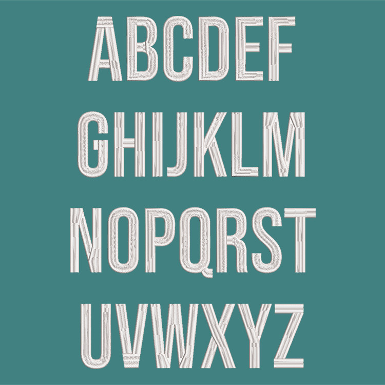 BebasNeueEmbroideryFont_Upper