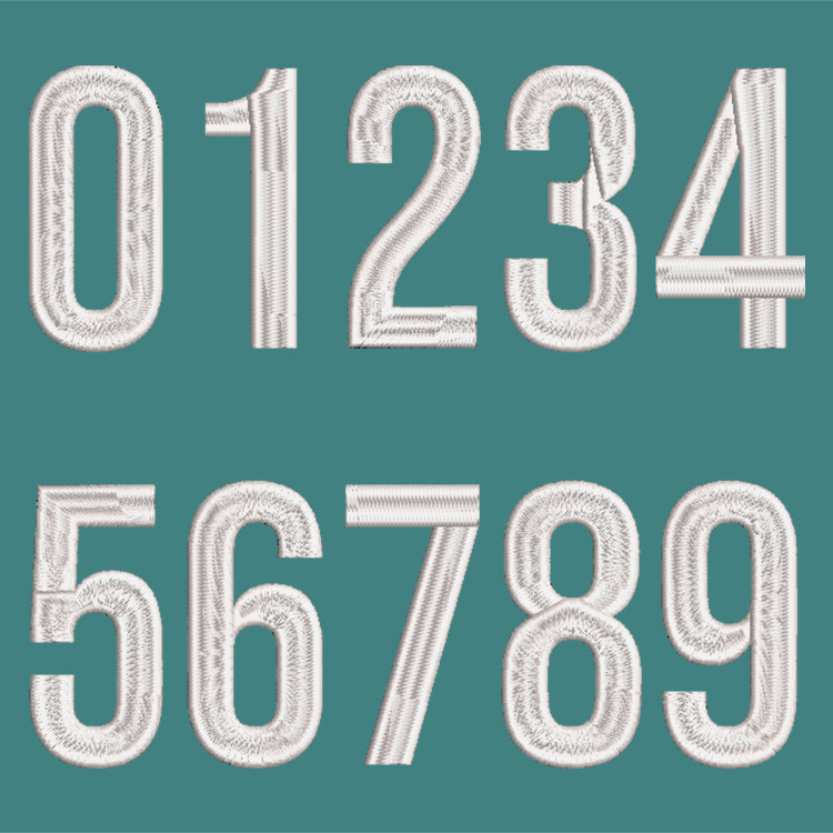 BebasNeueEmbroideryFont_Number