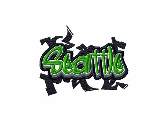 Geography Graffiti Collection of 11 Machine Embroidery Designs - Five Sizes: 3.5 to 5.5 inch - Instant Download!