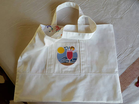 Cocktail- Summer Beach Collection #10 Machine Embroidery Design