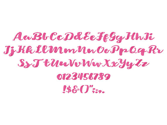 Cutie Star Machine Embroidery Font Now Includes BX Format