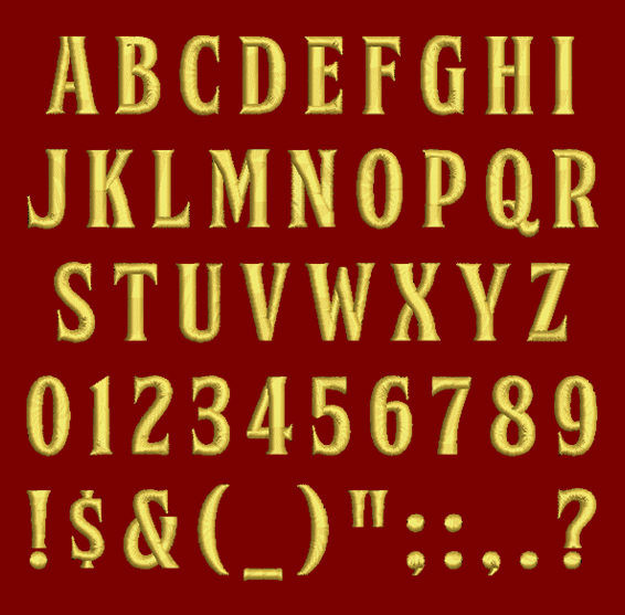 Skorzhen Embroidery Font Now Includes BX Format