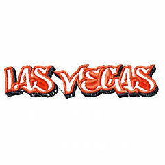 Las Vegas - Geography Graffiti Collection #02 Machine Embroidery Design