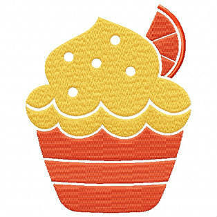 Cupcake #09 Machine Embroidery Designs