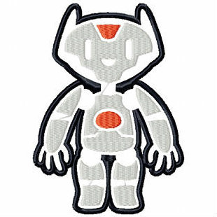 Pet Cyborg - Robot Collection #11 Stitched and Applique Machine Embroidery Design