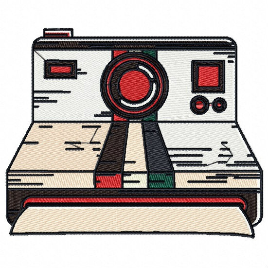 Vintage Camera - Antique Collection #13 Machine Embroidery Design