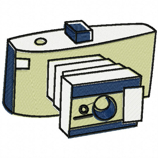 Classic Camera - Photography #05 Machine Embroidery Design