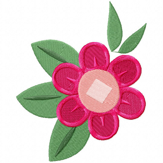 French Flower- French Cafe #08 Machine Embroidery Design