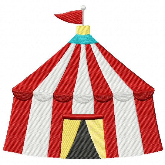 Carnival Tent - Carnival #11 Machine Embroidery Design
