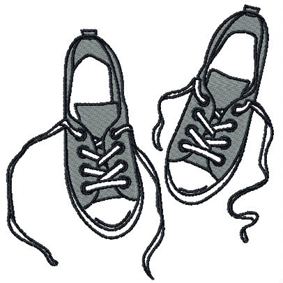 Sneakers - Shoe Collection #01 Machine Embroidery Design