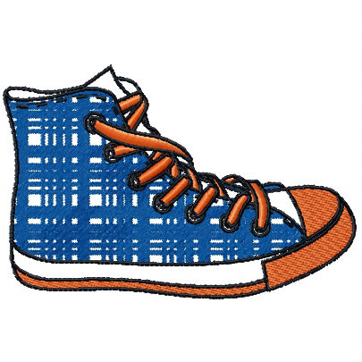 High Cut - Shoe Collection #07 Machine Embroidery Design