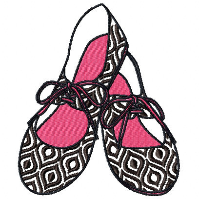 Doll Shoes - Shoe Collection #12 Machine Embroidery Design