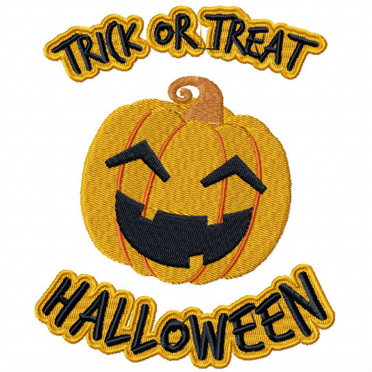 Pumpkin Eyes #03 Spooky Collection Machine Embroidery Design