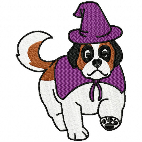 St. Bernard Collection #06 Machine Embroidery Design