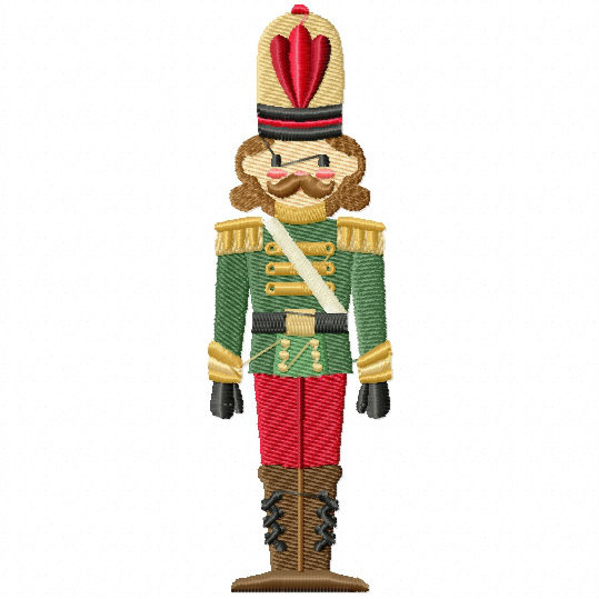 Christmas Toy Soldier #07 Machine Embroidery Design