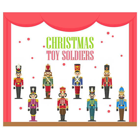 Nutcracker Collection of 8 Machine Embroidery Designs