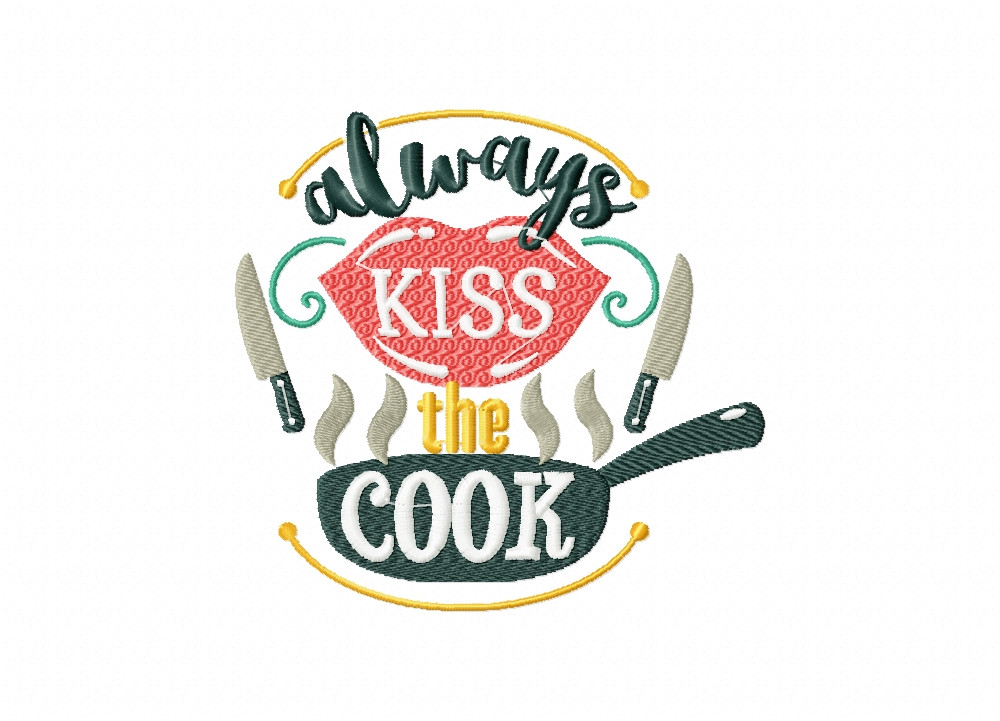 Machine Embroidery Designs Cooking Hobby Collection of 6