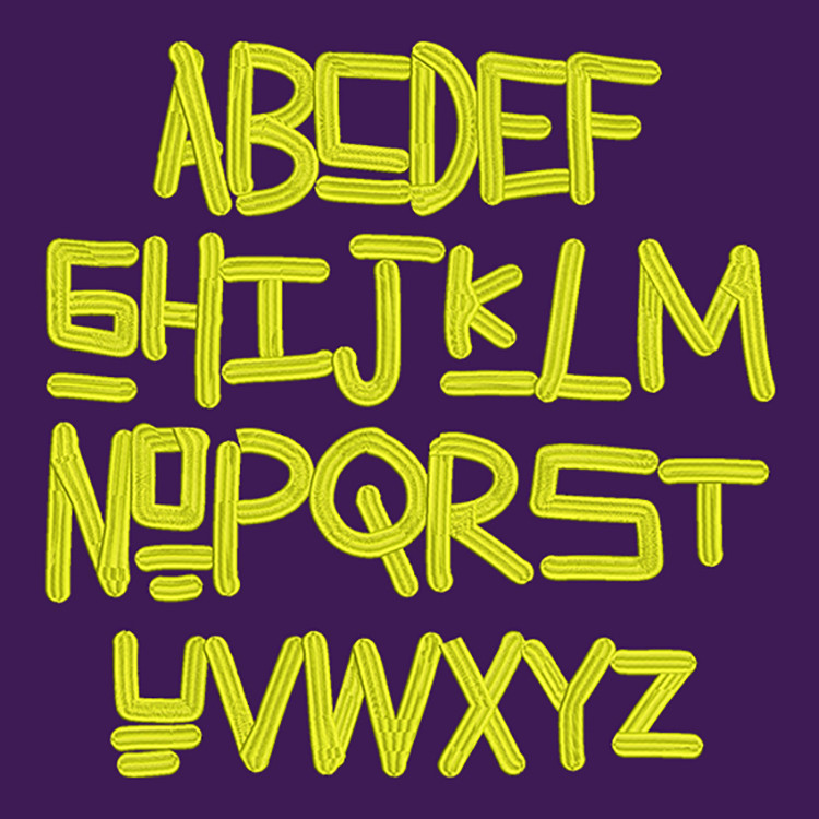 Machine Embroidery Font Lemonade Summer Font BX Format