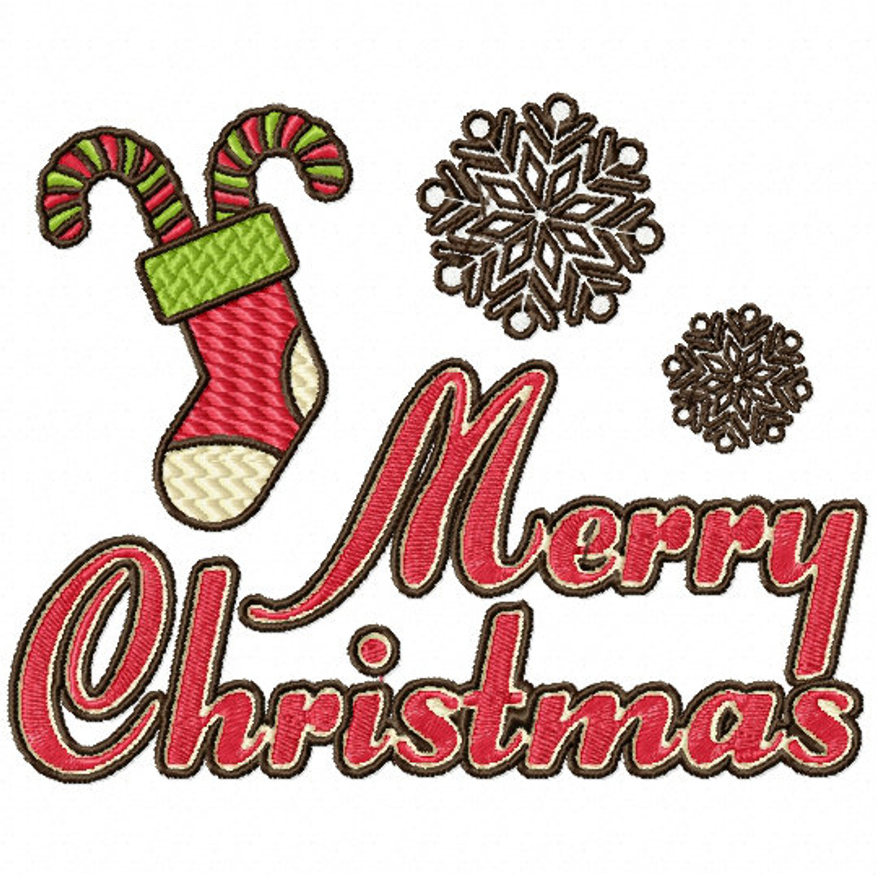 Machine Embroidery Design Christmas Labels Design 03