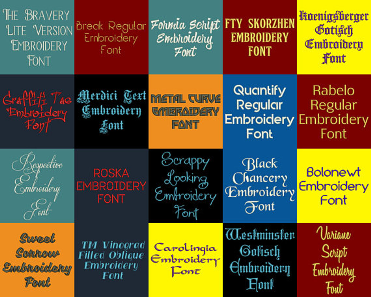 Free Vip3 Embrodery Font Free Vip3 Embrodery Font