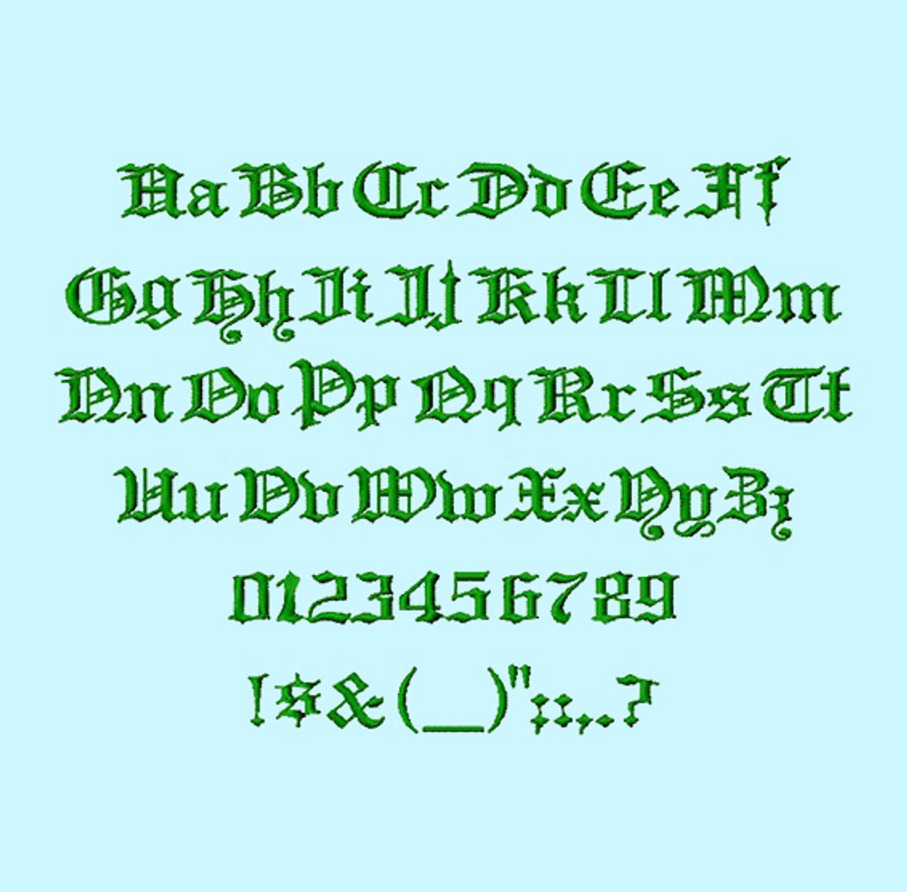 Machine Embroidery Font Newspaper Font Headline Text Machine Embroidery Font Newspaper Font Headline Text