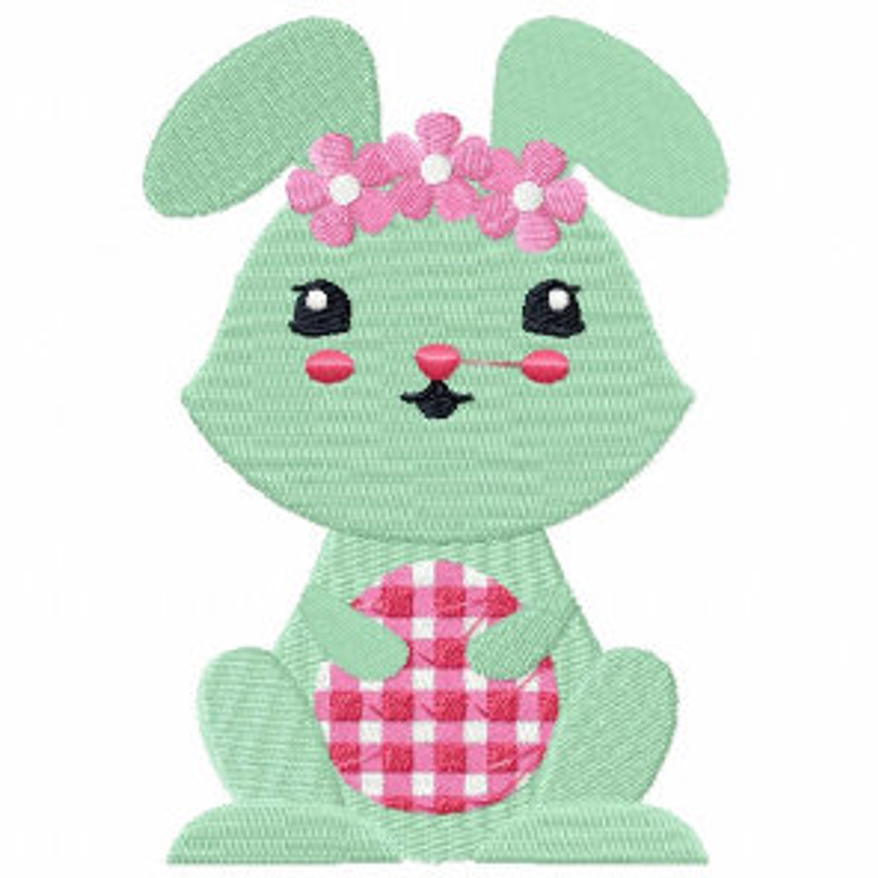 Machine Embroidery Design - Easter Bunnies Design #03