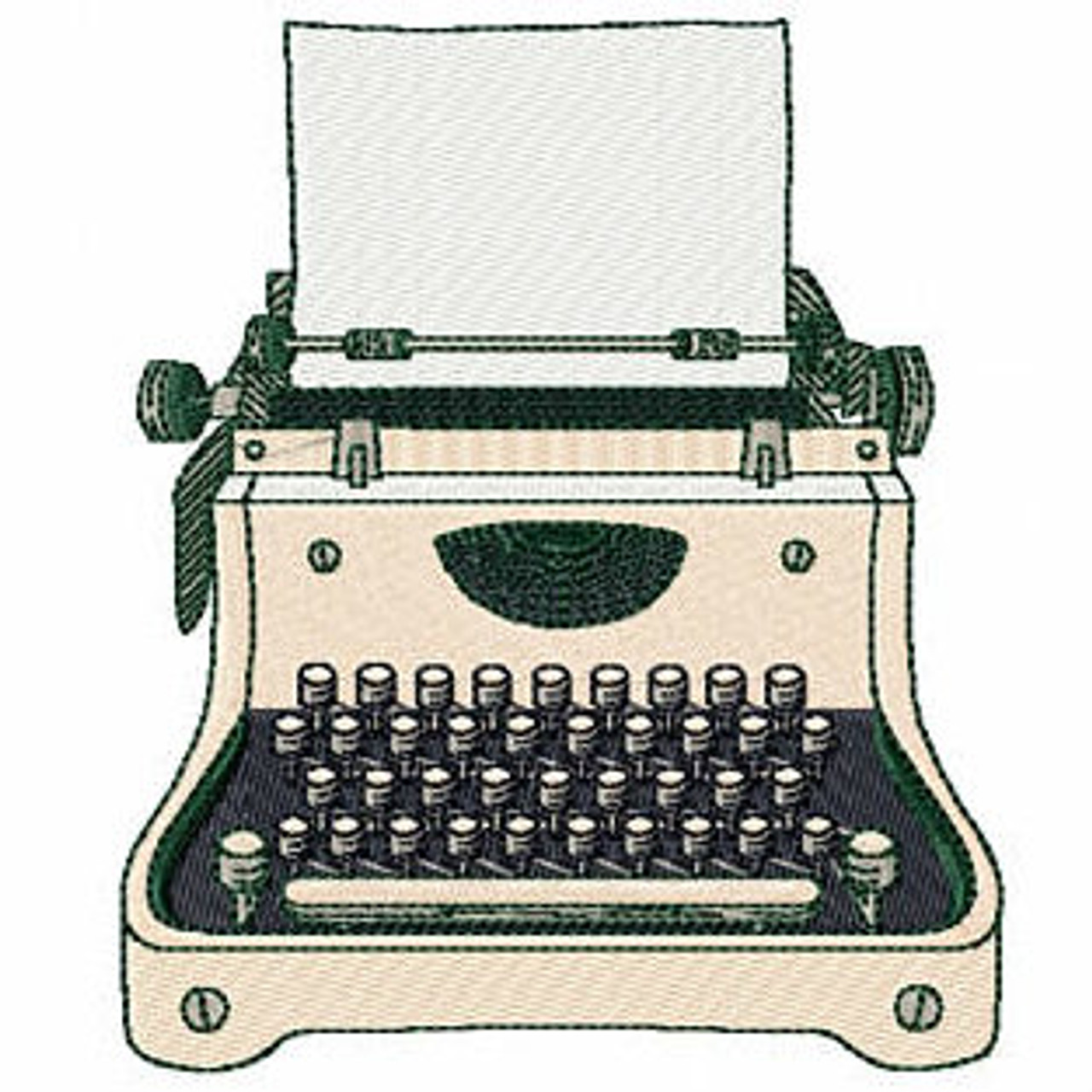 Download Machine Embroidery Design - Vintage Typewriter Collection