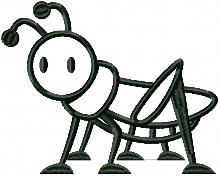 Machine Embroidery Design - Insect Collection Design #06