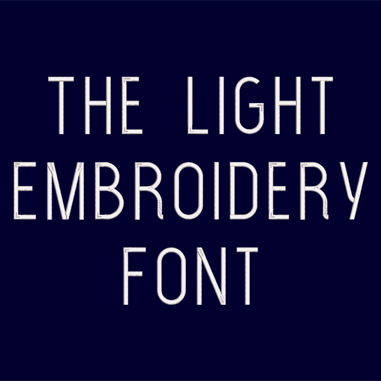 Machine Embroidery Font Letters For Learners Font