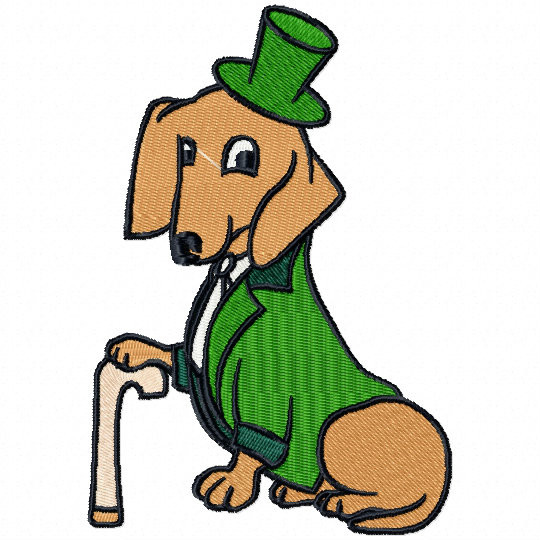 Machine Embroidery Designs Dachshund Collection of 5