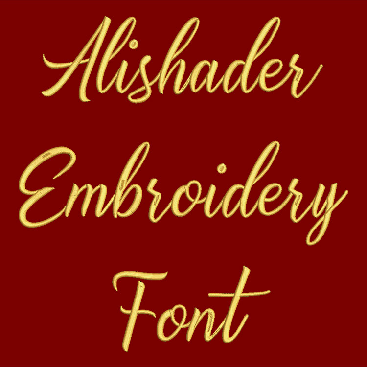 Machine Embroidery Font Type It Again! Typewriter