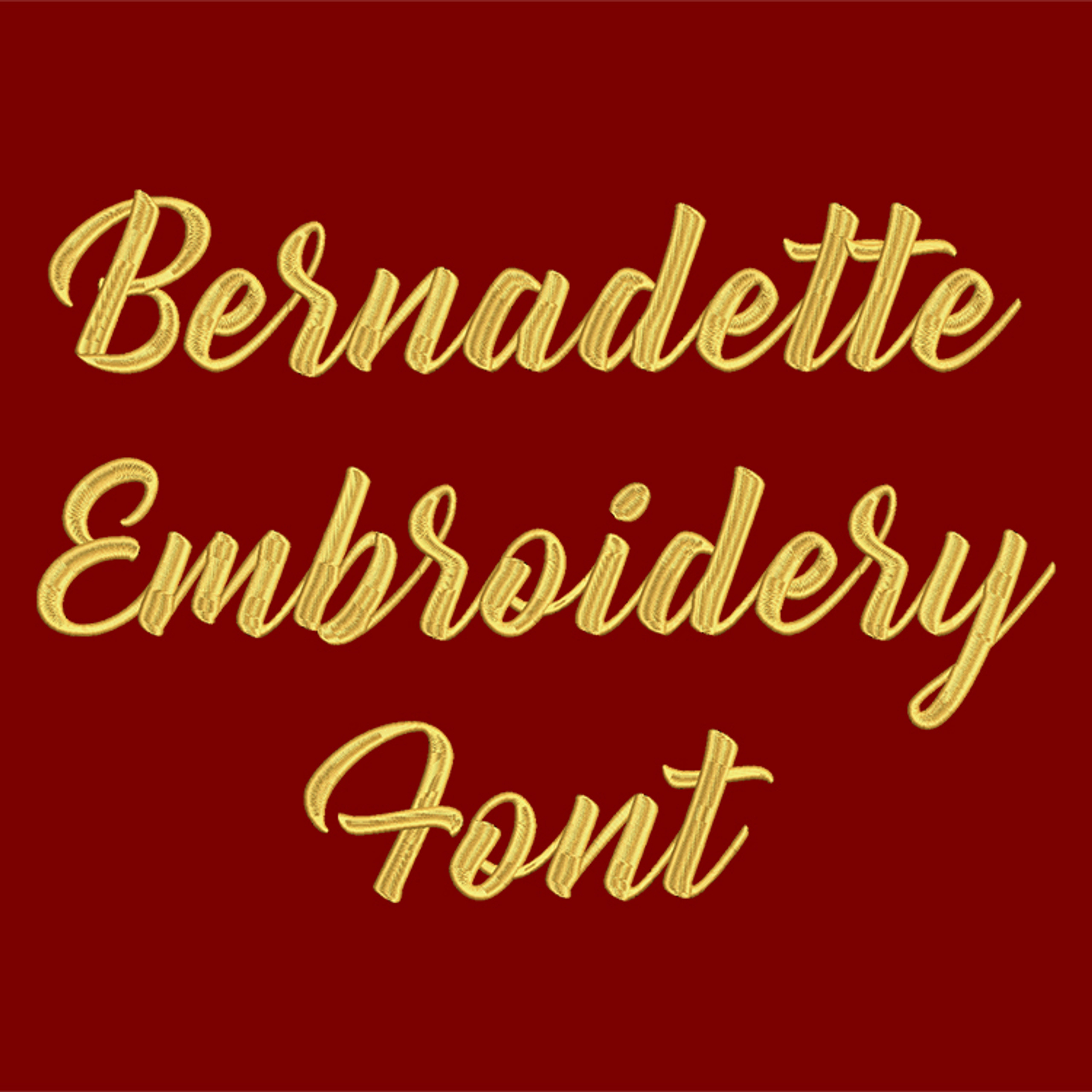 Machine Embroidery Font Beautifully Ornate Parchment
