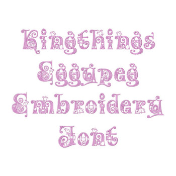 Amazing Easter Font - Kingthings Eggypeg Machine Embroidery Font - Now Includes BX Format!