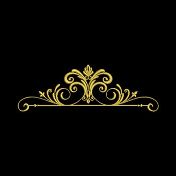 Machine Embroidery Monogram - Elegant Split Monogram #03 Machine Embroidery Monogram - Elegant Split Monogram #03