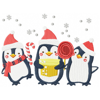 Christmas Penguins #01